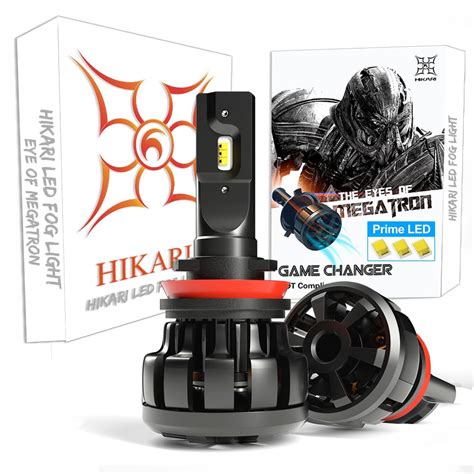 HIKARI Ultra LED Headlight Bulbs Conversion Kit -H11 (H8,H9), Prime LED ...