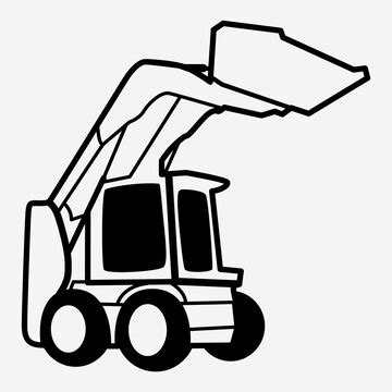 Construction vehicles silhouette | Premium Vector