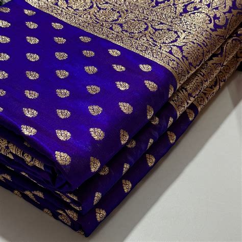 Satin silk booti in Purple Shades SS01 – ZAIRA