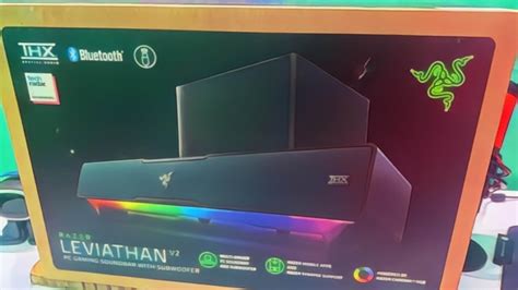 Razer Leviathan V2: Multi-Driver PC Gaming Soundbar with Subwoofer ...