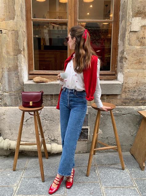 10 Easy Ways To Style Red Shoes This Season | Dressy casual outfits ...
