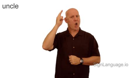 uncle in ASL - Example # 1 - American Sign Language