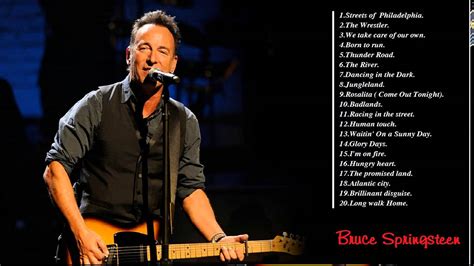 These songs of Bruce Springsteen - Bruce Springsteen playlist - YouTube
