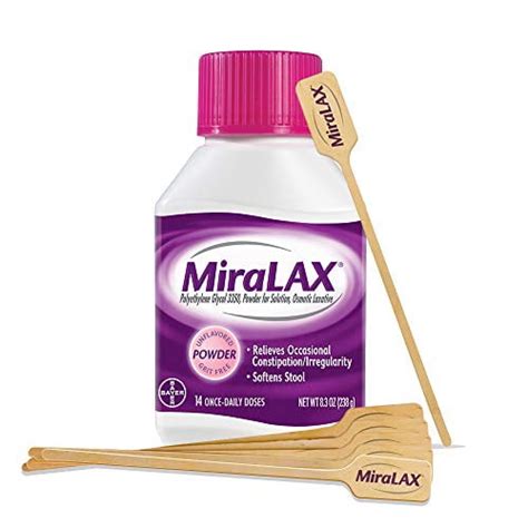 MiraLAX Laxative Powder for Gentle Constipation India | Ubuy