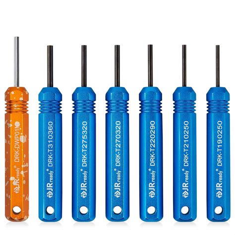 JRready ST5252 Pin Removal Tools Kit for AMP/Molex .062" & 0.093" Pins ...