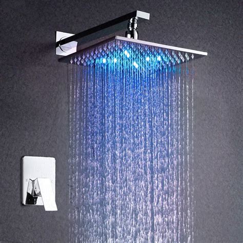 Buy MTYLX Water-Tap Bath Shower Systems Led Shower Set, Wall ed ...