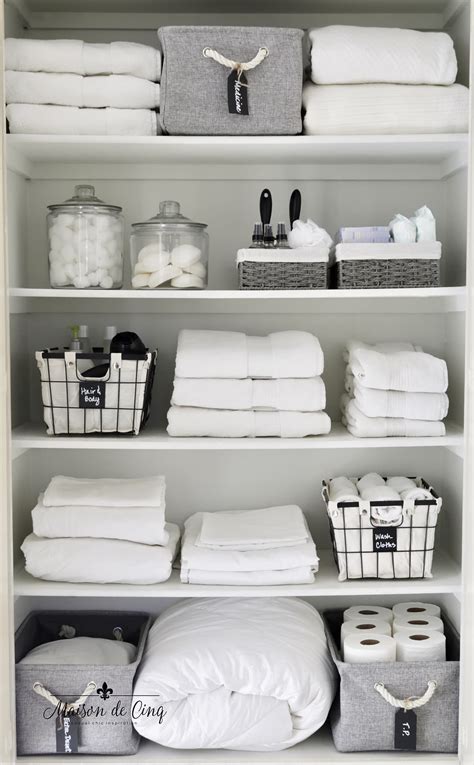 5 Tips to Organize Your Linen Closet