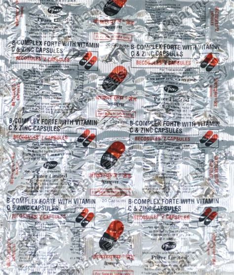 Becosules Z Capsule: Uses, Side-effects, Price, Dosage & More Info ...