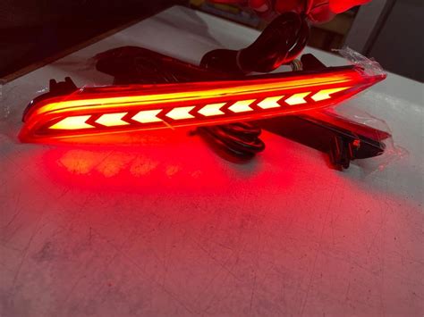 CARMART Rear Bumper Reflector Led Compatible for Innova Hycross set of ...