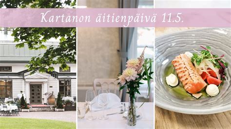 Kartanon äitienpäivälounas 11.5, Ylästöntie 28, 01510 Vantaa, Finland ...