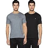 Buy Scott International Men's Basic Cotton Round Neck Half Sleeve Solid ...