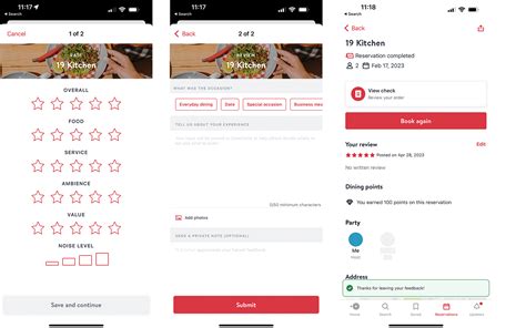 How to review a restaurant on OpenTable