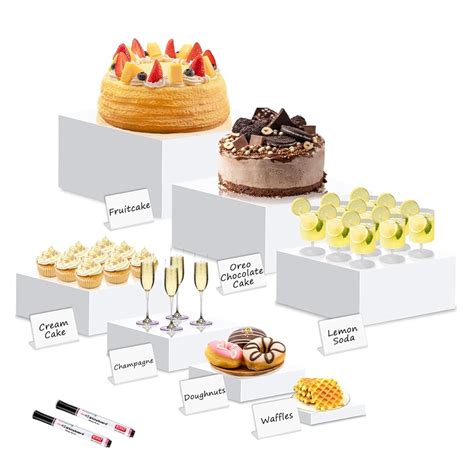 YJNBEST Large Risers Display Stands Buffet Racks, 7-Piece India | Ubuy