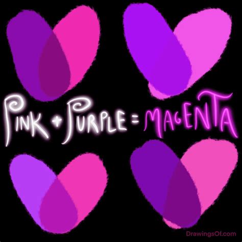 Pink and Purple Make What Color When Mixed? - Drawings Of...