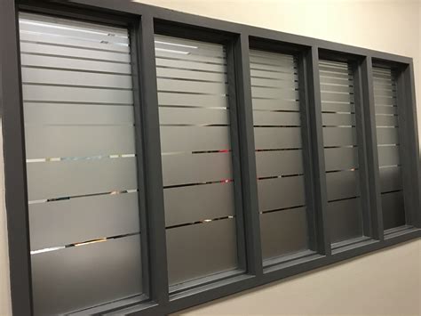 Frosted Glass Window Design