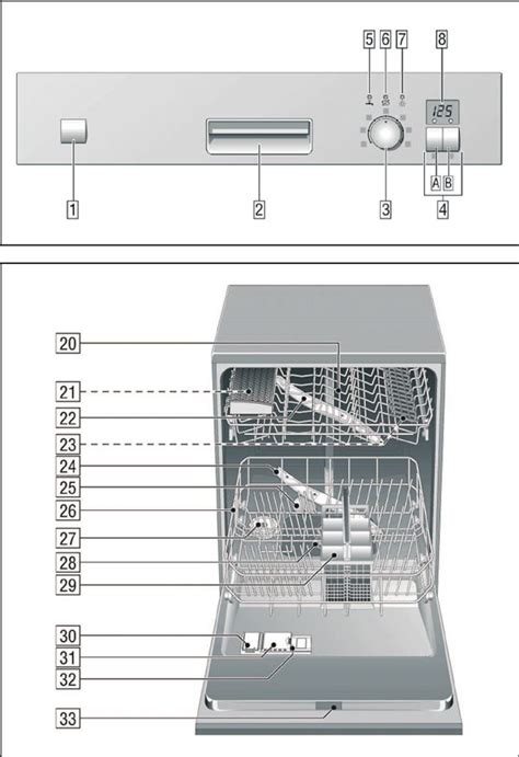 Image result for Bosch Dishwasher Exploded-View