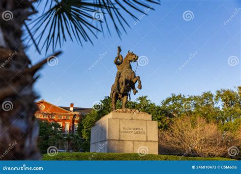 Major General Andrew Jackson Statue in New Orleans Editorial Stock ...