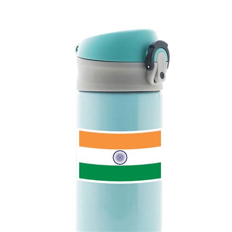 Rectangle Indian Flag Stickers - Patriotic