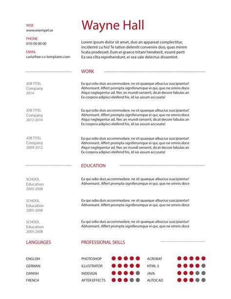 Image result for CV Format for Job