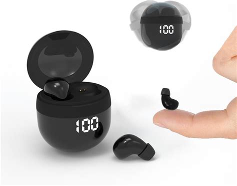 Amazon.com: Small Mini Invisible Earbuds for Work Wireless Bluetooth Tiny Low Profile Micro ...