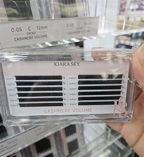 Kiara Sky Lash Extensions Cashmere Volume - 0.03 - CC - 9mm CVCC309 ...