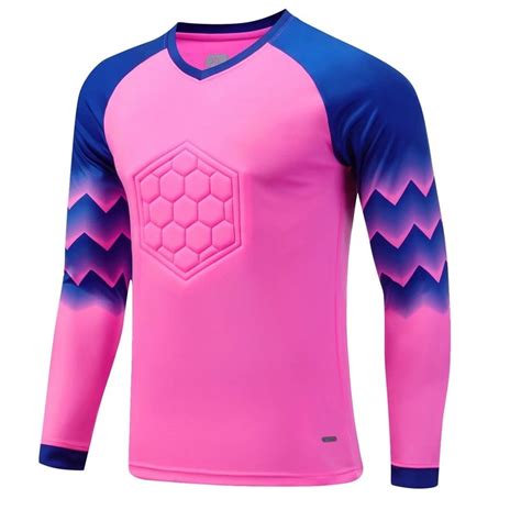 inhzoy Kids Youth Padded Goalkeeper Jersey Football Long Sleeve Goalie ...