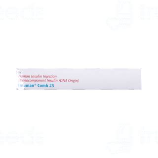 Insuman Comb 25 100 IU Cartridge 5*3 ML | Order Insuman Comb 25 100 IU ...