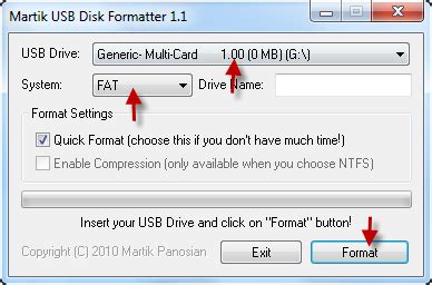 Flash Memory Format Tool 的图像结果