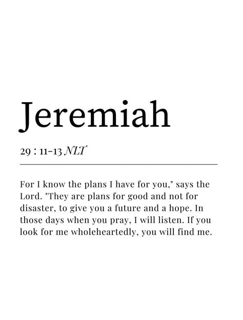 Digital Art Jeremiah 29: 11-13 - Etsy Canada | Inspirational bible ...