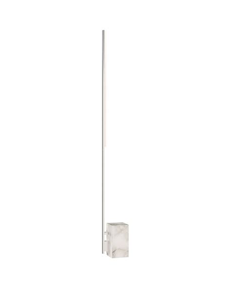Klee 70" Floor Lamp Polished Nickel/Marble - Newport
