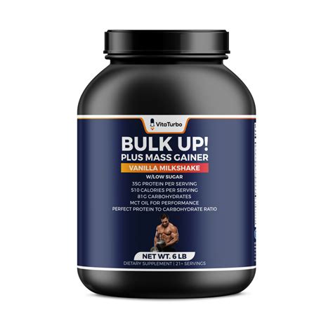 Bulk Up! Plus Mass Gainer(Vanilla Milkshake) - VitaTurbo