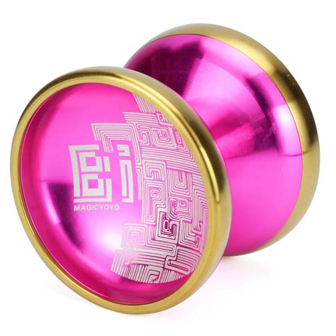 Competition Bimetal Yoyo Bi / Bi Binding Model (Pink Body x Gold Rim ...