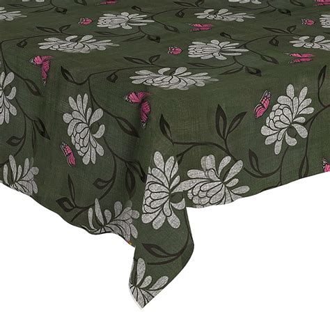 Buy Crafting Bear Center Table Cover 2 Seater Flower Printed Table ...