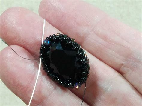 Edging Peyote Stitch Tutorial Bead 的图像结果