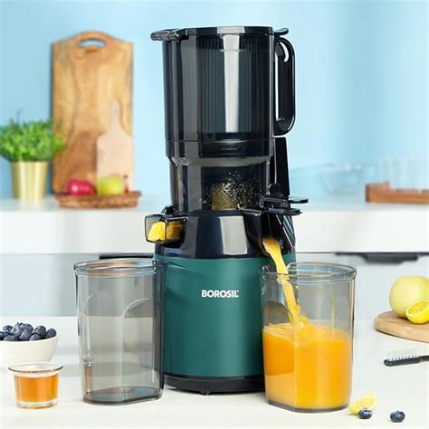Borosil Vita Rich Cold Press Juicer | 250 Watts, 1.5 L Wide Mouth ...