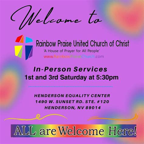 Rainbow Praise Church, 1490 W Sunset Rd, Henderson, 7 October 2023 ...