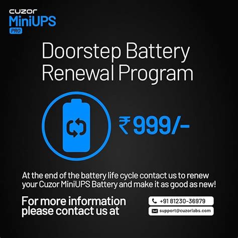 Cuzor Mini PRO RouterUps | 8 Hours Backup | 3x2900 mAh batteries