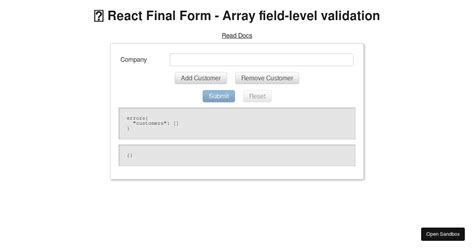 Image result for Form Array in React