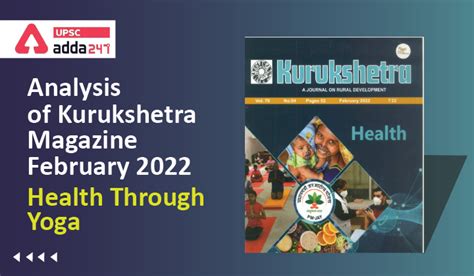 Analysis of Kurukshetra Magazine: ''Health Through Yoga''