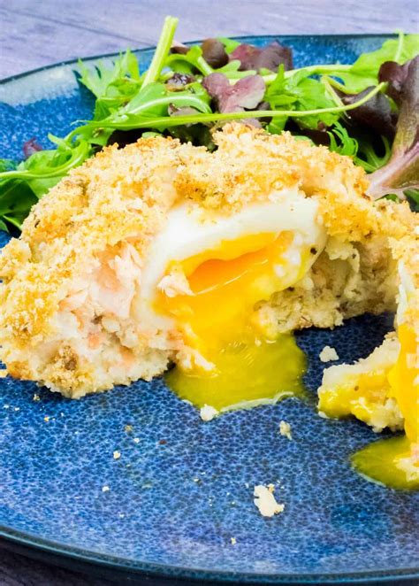 Healthy Fishcake Scotch Egg - Basement Bakehouse