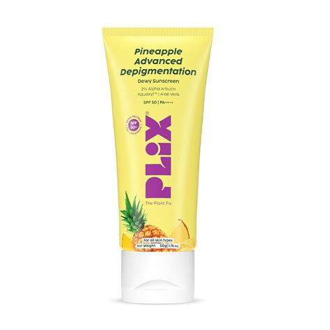 PLIX - THE PLANT FIX Pineapple Advanced Depigmentation Dewy Sunscreen ...