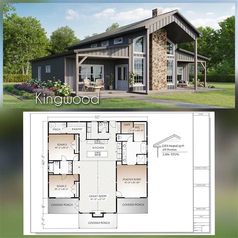 Residential Pole Barn Floor Plans