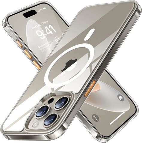 Neeliup für iPhone 15 Pro Max Hülle mit Panzerglas - 360 Grad Ganzkörper & Transparent ...