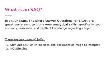 Image result for AP Short-Answer Format