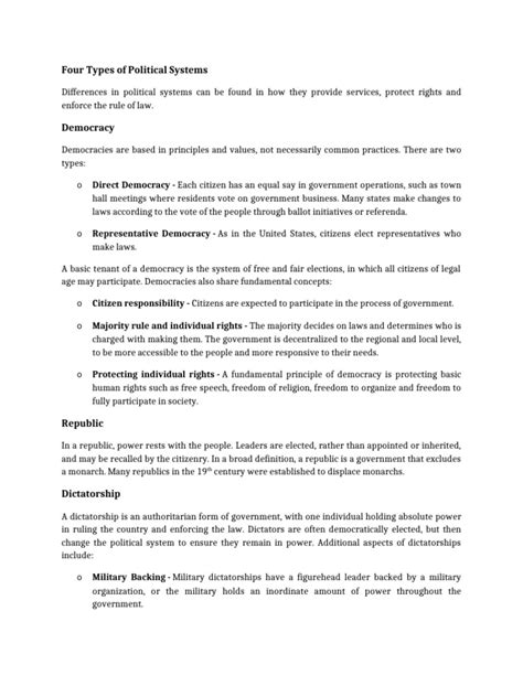 Political System Types 的图像结果