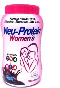 GLENSMITH Neu-Protein Women's Protein with Vitmain, Mineral, DHA & GLA ...