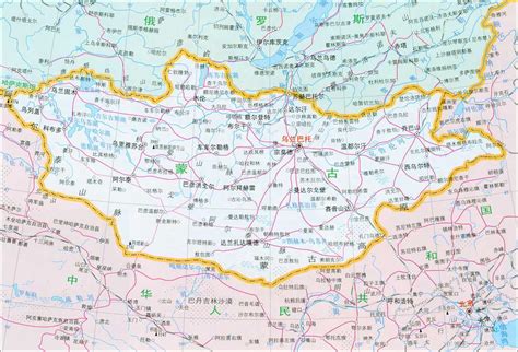 蒙古国地图高清版大图,蒙古地形图,蒙古(第11页)_大山谷图库