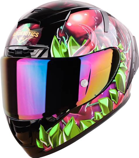Steelbird SA-2 Fantasy ISI Certified Full Face Graphic Helmet Motorbike ...