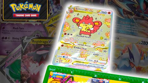 Pokémon card size and weight explained