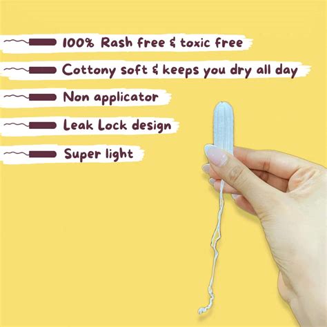 Buy LEMME BE HEAVY FLOW TAMPONS|100% COTTON CERTIFIED BIODEGRADABLE|DYE ...